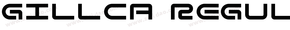 Gillca Regular字体转换